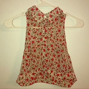 Rosebud collard crop top!